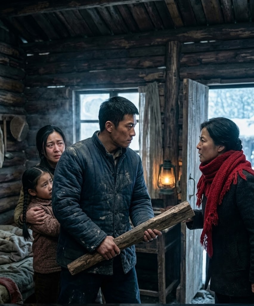 Pescador renacido protege a su familia en nieve