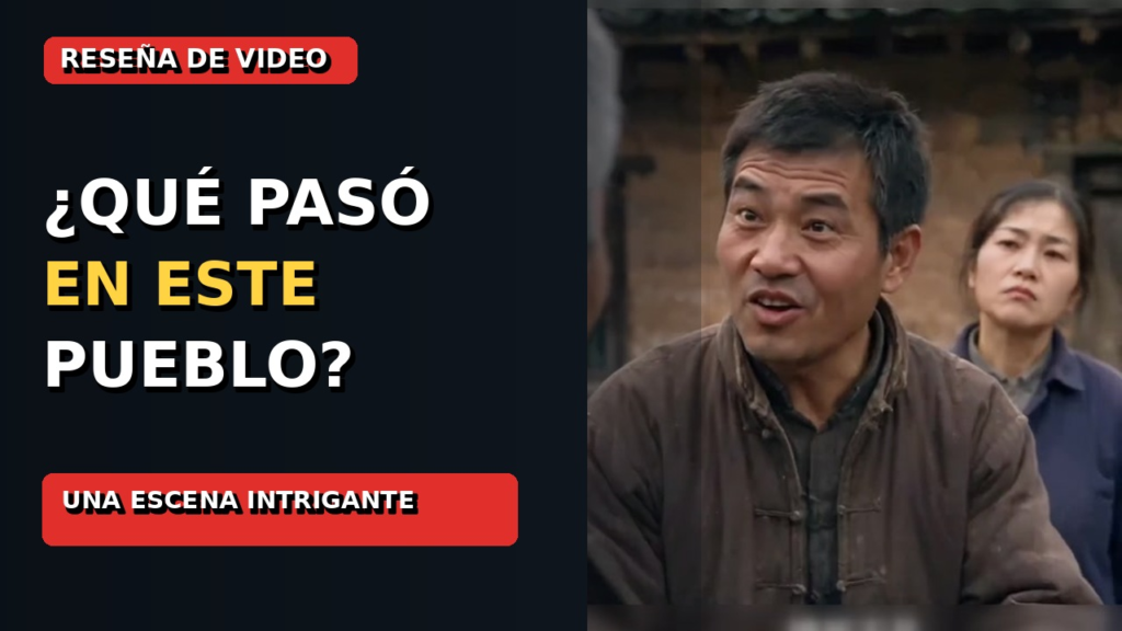 Miniatura de una escena con dos personajes en un pueblo